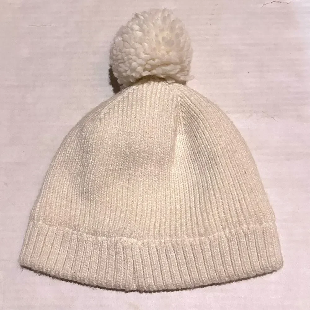 N'ice Caps Flippable Sequin Snowman Pom Pom Stocking Cap Girls S Small